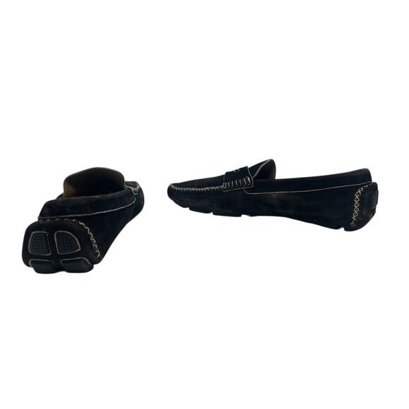Billy Reid Suede Driver Loafers Navy Moc‎ Toe Casual Mens US 11 Italy main image 5